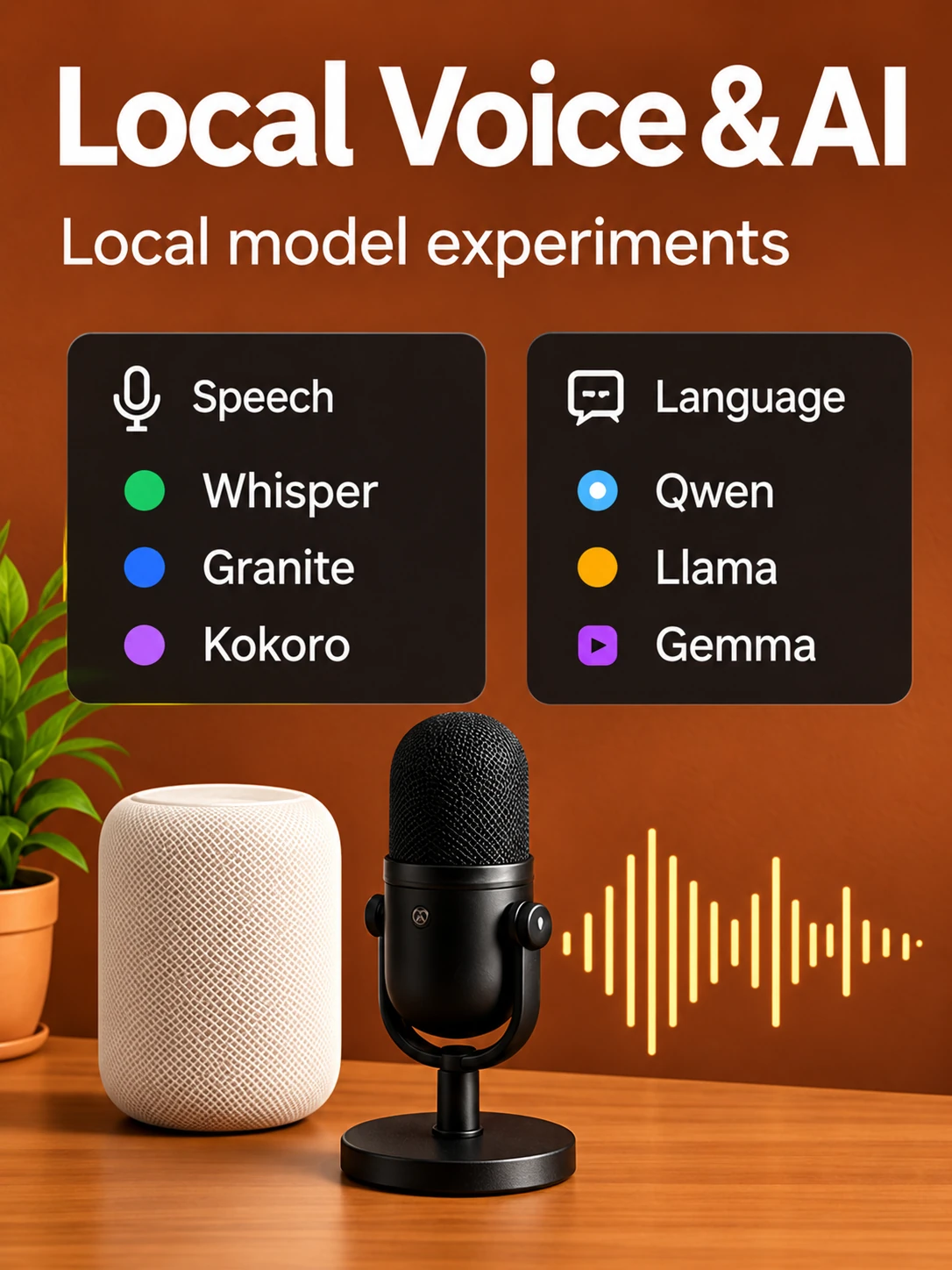 Local Voice & AI: concept artwork