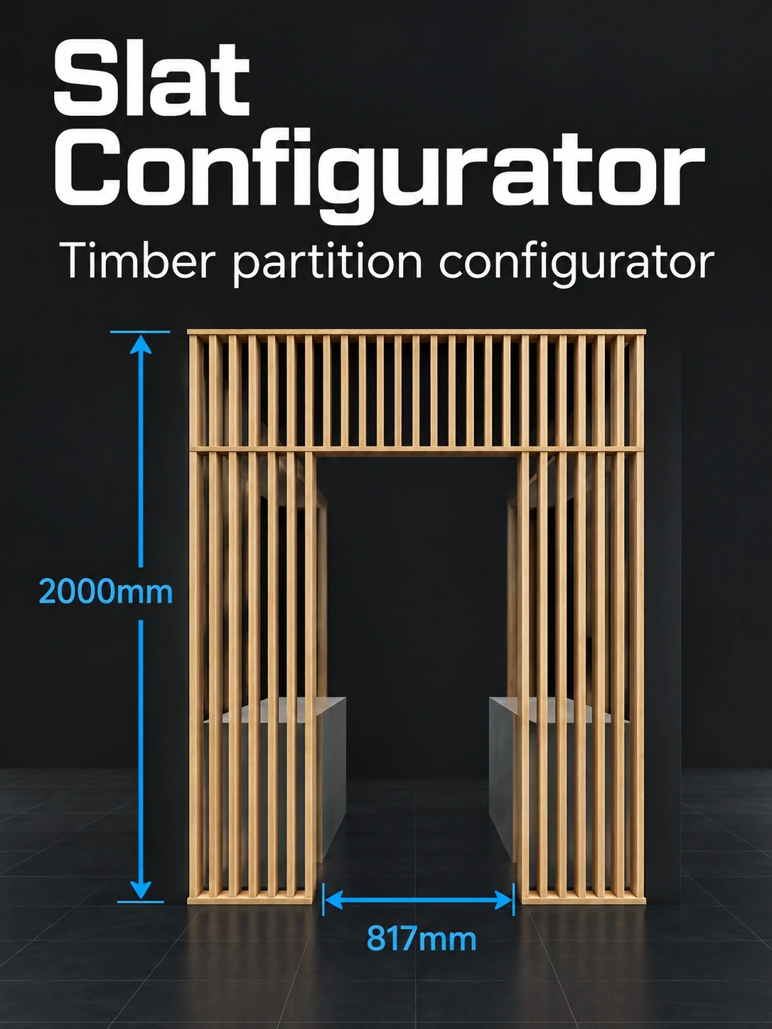 Slat Configurator: concept artwork